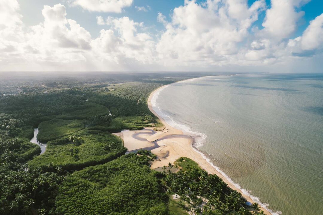 Baía dos Coqueiros - 40 lotes, pé na areia