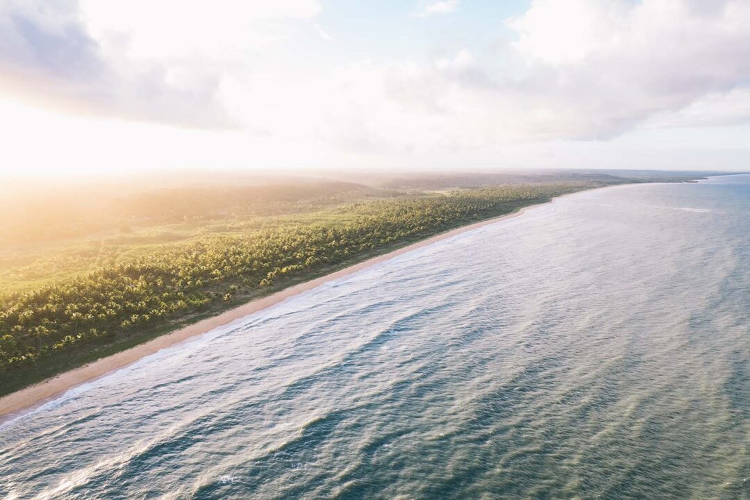 Baía dos Coqueiros - 40 lotes, pé na areia